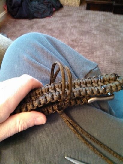 Double Cobra point Paracord ceinture 9 étapes (avec photos)