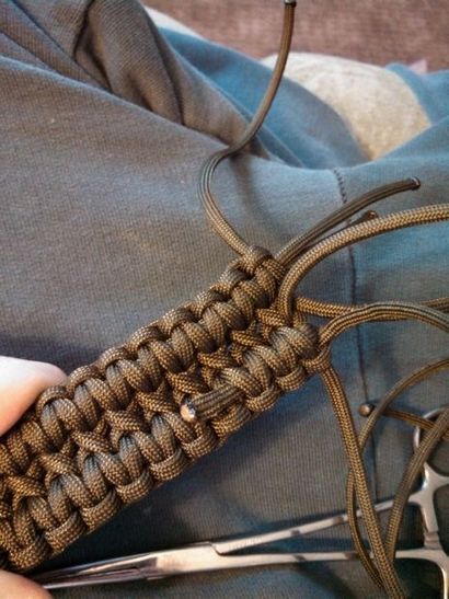 Double Cobra point Paracord ceinture 9 étapes (avec photos)