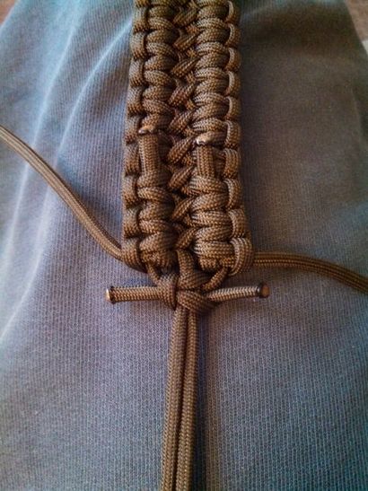 Double Cobra point Paracord ceinture 9 étapes (avec photos)