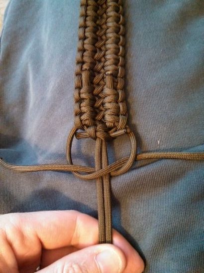 Double Cobra point Paracord ceinture 9 étapes (avec photos)