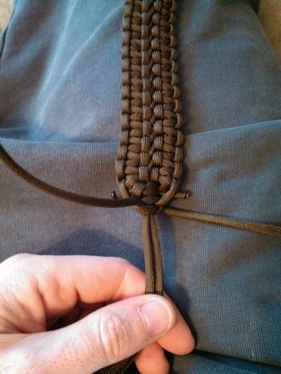 Double Cobra point Paracord ceinture 9 étapes (avec photos)