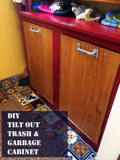Doppel Tilt-Out Trash - Papierkorb - DIY, Ungeduldig Crafty