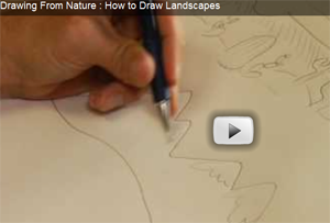 Dessin Nature et paysages Comment dessiner Nature avec dessin leçons étape par étape