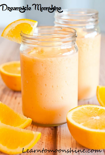 Dreamsicle Mondenschein-Getränk-Rezept - Groß für einen heißen Sommertag! Lernen Sie, Mondenschein