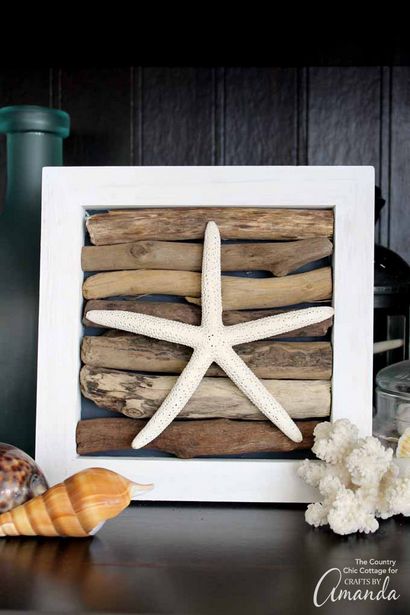Driftwood Art un métier adulte sur le thème nautique en utilisant du bois flotté et une étoile de mer (adulte) Driftwood Art un métier adulte sur le thème nautique en utilisant du bois flotté et une étoile de mer