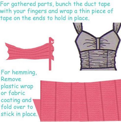 Duct Tape robe de bal et des idées Tutorial