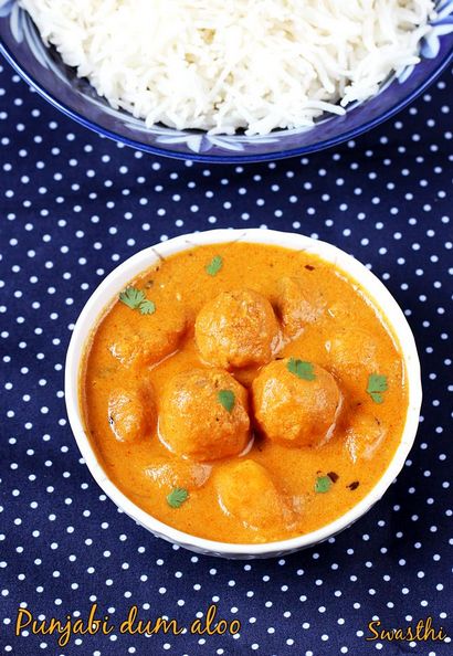 Dum Aloo recette, restaurant de style Punjabi Dum Aloo Recette Curry