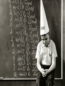 Dunce Cap - TV Tropes