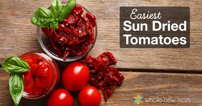 Einfachste Hausgemachte Sonnengetrocknete Tomaten