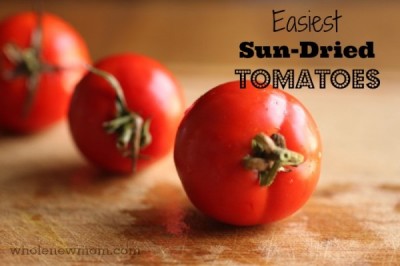 Einfachste Hausgemachte Sonnengetrocknete Tomaten