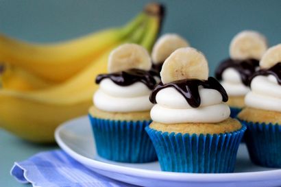 Einfache Banana Cupcakes - Ihre Cup of Cake