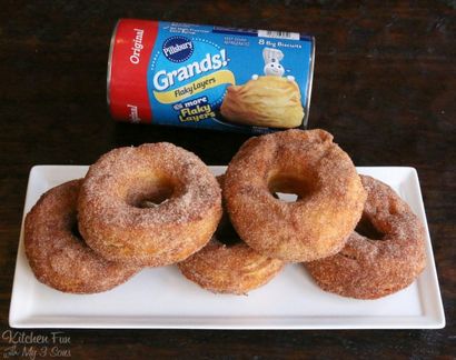 Facile Biscuit en conserve Donuts - Cuisine Fun With My 3 Sons