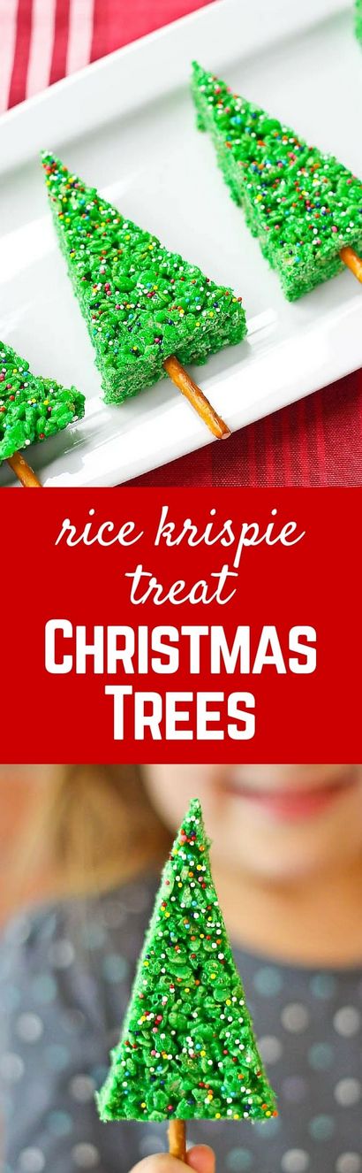 Facile d'arbre de Noël de riz Krispies Treats - Rachel Cooks®