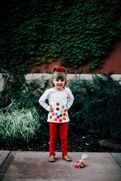 Einfache DIY Kinder-Halloween-Kostüme Gumball Machine, The Mumsy Blog