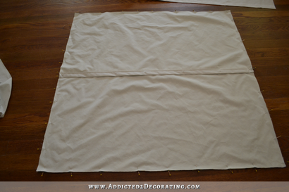 Facile DIY Euro Sham (Sham oreiller) Avec Flanges