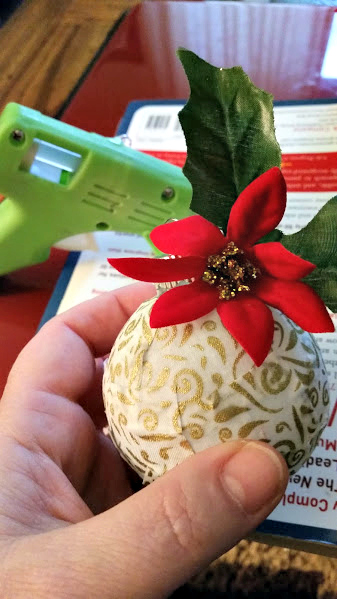 Einfacher DIY Stoff bespannt Ornament Tutorial #SlimJimYourHoliday