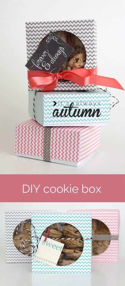 Facile bricolage plié biscuits de papier - tutoriel traiter coffret cadeau - Il - s Toujours automne