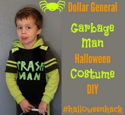 Einfacher DIY Müllmann Halloween Kostüm - Schönheit durch Unvollkommenheit