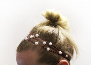 Einfache DIY No Sew Perlenstirnband
