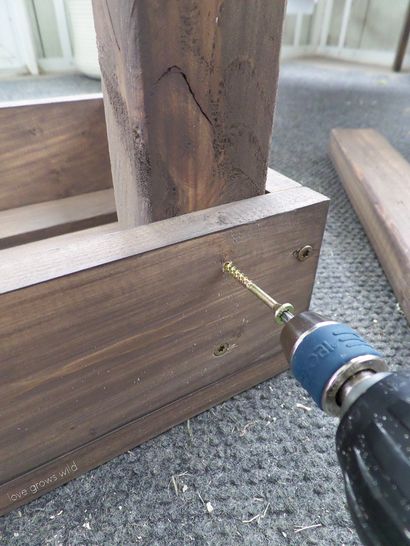 Facile Bricolage Banc - Love Grows sauvage (en plein air) Facile Banc Bricolage - Love Grows sauvage