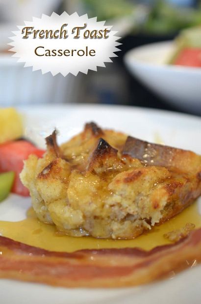 Facile français Toast Casserole - Talk Platter
