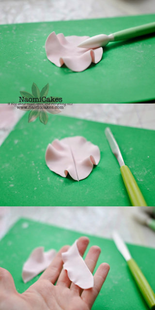 Einfache Gummi-Pasten-Zuckerrosen Tutorial - NaomiCakes