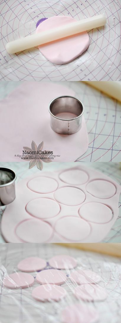 Facile Gum Pâte de sucre Roses Tutorial - NaomiCakes