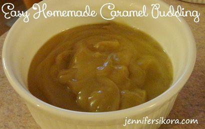 Facile maison Caramel Pudding - Jen autour du monde