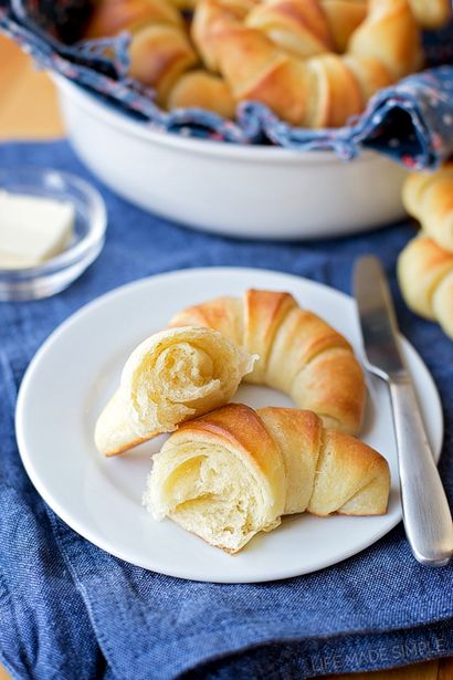 Facile maison Crescent Rolls - La vie simplifiée