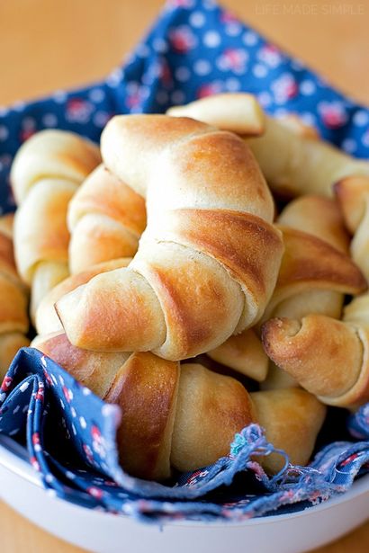 Facile maison Crescent Rolls - La vie simplifiée