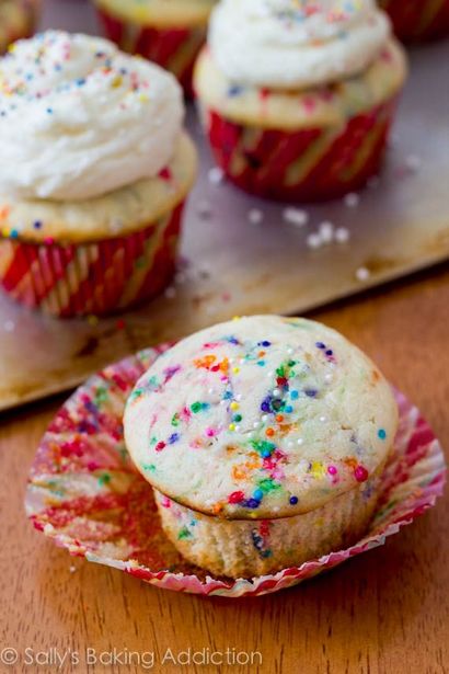 Maison facile Funfetti Cupcakes - Sallys cuisson Addiction