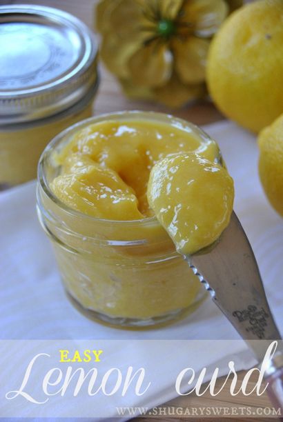 Einfache hausgemachte Lemon Curd - Shugary Sweets