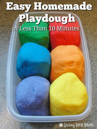 Einfache Hausgemachte Playdough Rezept In weniger als 10 Minuten