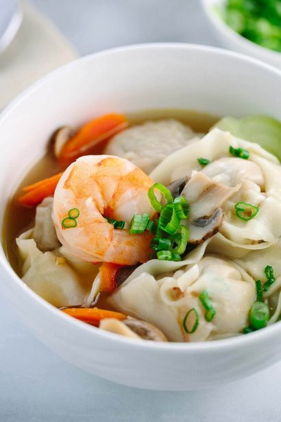 Facile maison Soupe Wonton Recette, Jessica Gavin