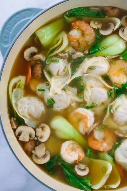 Einfache Hausgemachte Wonton Suppe Rezept, Jessica Gavin