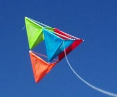 Leicht Kitemaking Wie bauen eine Pyramide Kite, FeltMagnet
