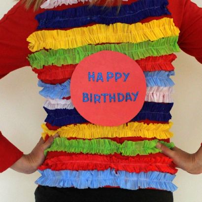 Einfacher Last-Minute-DIY Halloween-Kostüm Piñata - Blick vom FridgeView aus dem Kühlschrank