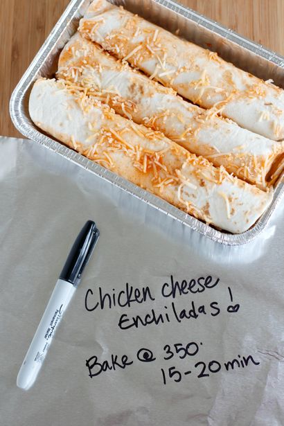 Leicht Make-Ahead-Huhn Enchiladas Rezept