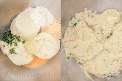 Leicht Mashed Potato Pfannkuchen-Rezept
