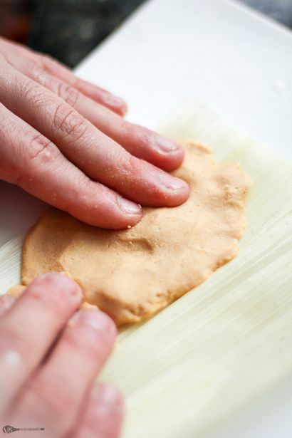 Einfaches mexikanisches Schweinefleisch Tamales Rezept