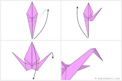Einfache Origami Kran Anleitung!