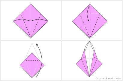 Einfache Origami Kran Anleitung!