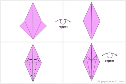 Einfache Origami Kran Anleitung!