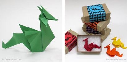 Einfache Origami-Dragon -Quick Papier Drachen Stellen als Pin!