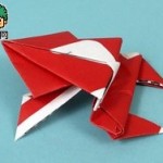 grenouille facile origami, comment l'origami