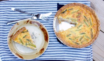 Facile Quiche Recette - Riche, Soyeux Crème anglaise!