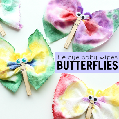 Easy Tie Dye Art avec des lingettes pour bébé - je peux apprendre à mon enfant! (facile) Easy Tie Dye Art avec des lingettes pour bébé - je peux apprendre à mon enfant!