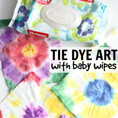 Easy Tie Dye Art avec des lingettes pour bébé - je peux apprendre à mon enfant! (bébé) Easy Tie Dye Art avec des lingettes pour bébé - je peux apprendre à mon enfant!