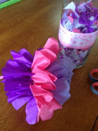 Facile Fleurs en papier tissu 5 étapes (avec photos)