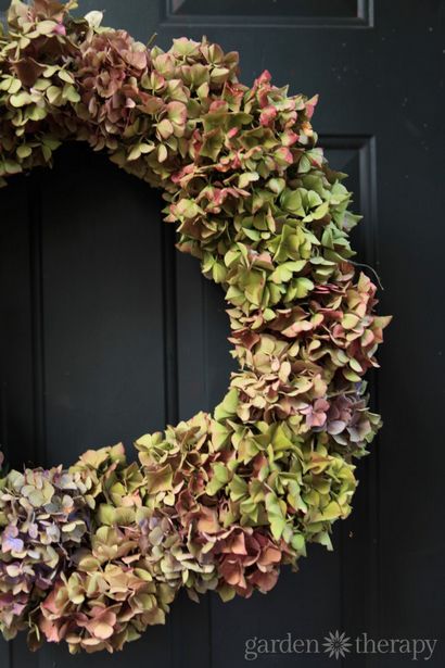 Facile à faire Hydrangea Conseils de couronnes pour le faire durer!